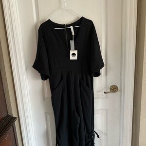 Anthropologie Black Jumpsuit with Pockets